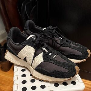 New Balance Black and White Athletic Shoes